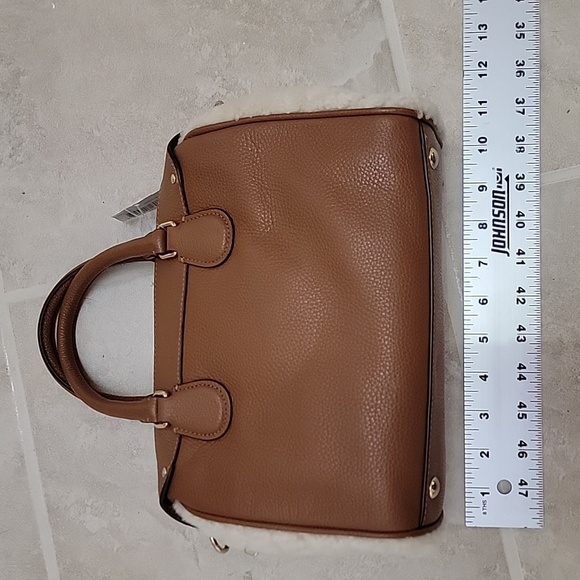 Coach shearling satchel NWT - Picture 6 of 8